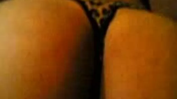 My babe in leopard print panties fucking doggy style
