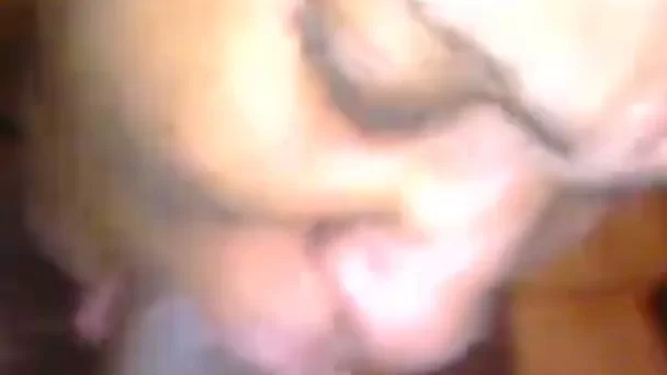 Frantic ebony party slut gives me deepthroat blowjob blowing my BBC
