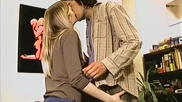 Intimate sex with my perky blonde girlfriend