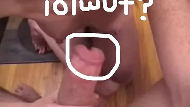 Kinky natural amateur girlfriend takes cock into her mouth for a nice blowjob