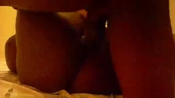 Rough missionary style sex with my BBW ebony mommy