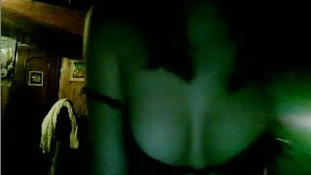 Mysterious webcam girl from Italy shows me off her jiggly tits