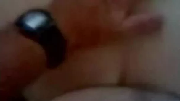 Lewd nympho with pale booty bends over and fucks doggy hard