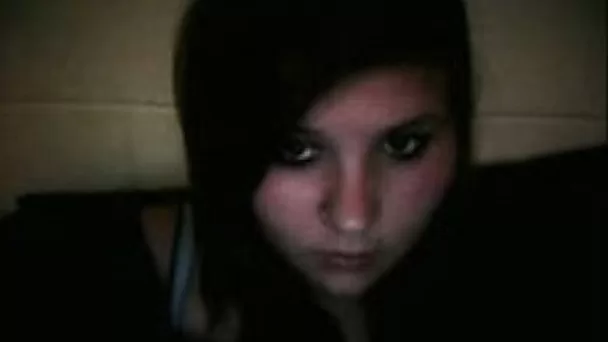 18 yo brunette girl pleases her pussy on a web camera