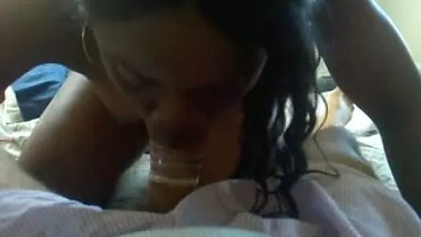 Got this sexy brown skin hooker for a blowjob session on cam