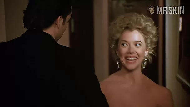Amazing really hot lady named Annette Bening is always ready to seduce a man