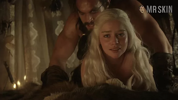 Some impressive hardcore doggy nude scene with gorgeous Emilia Clarke