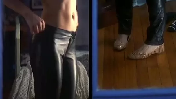 Sarah Michelle Gellar gets ready and tries on sexy lacy thongs
