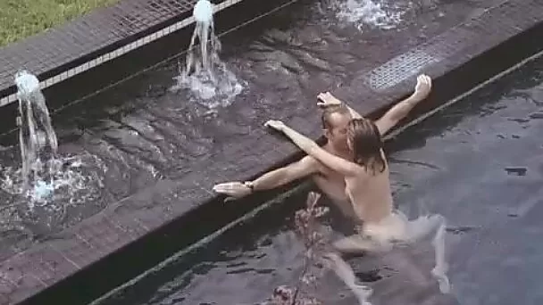 Jane March is ready for cock riding fun right in the pool