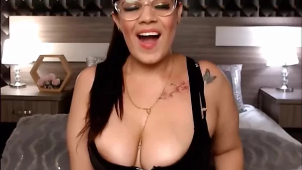 Big Tits MILF Latina with Glasses and Dirty MIND