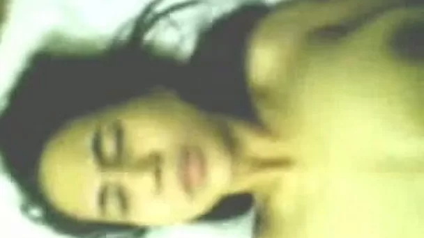 My shy Malay brunette gets her hairy punani hammered