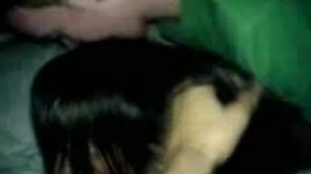 Wicked threesome with one brunette party slut and my best friend