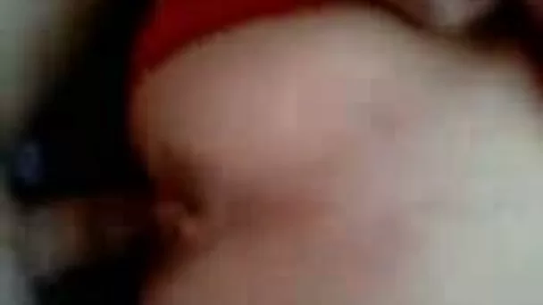 Chubby pale skin granny getting pounded by me doggy style