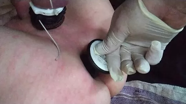 Master wroking on a slave's cunt
