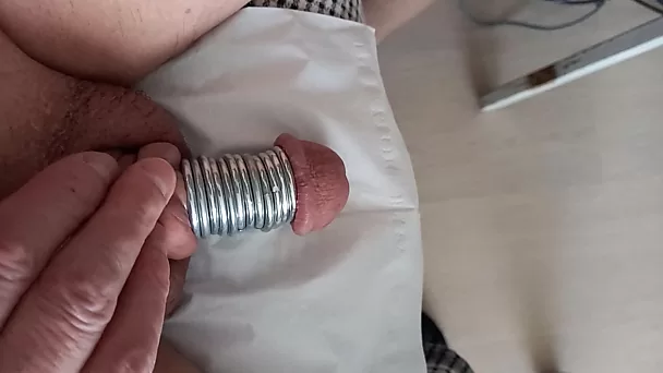 twelve rings on the shaft of my cock