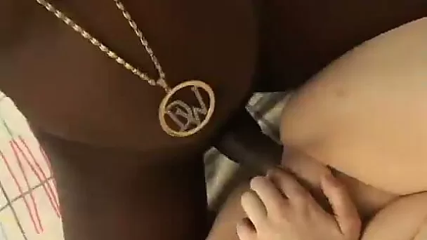 Insatiable light-haired bitch gets torn by black dick