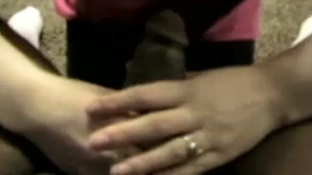A fat black rod is what this fat blonde white cougar needs
