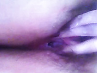 My wife's pussy closeup on homemade sex solo video