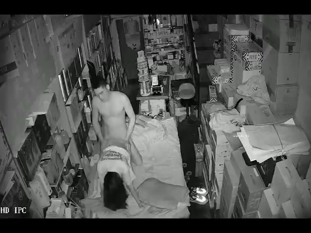 Camera monitoring candid photos of convenient small shops, couple sex life in bed - Mylust.com Video