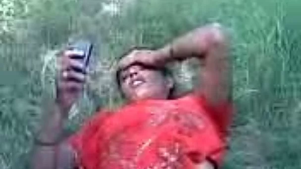 My lustful Indian brunette lets me fuck her outdoors