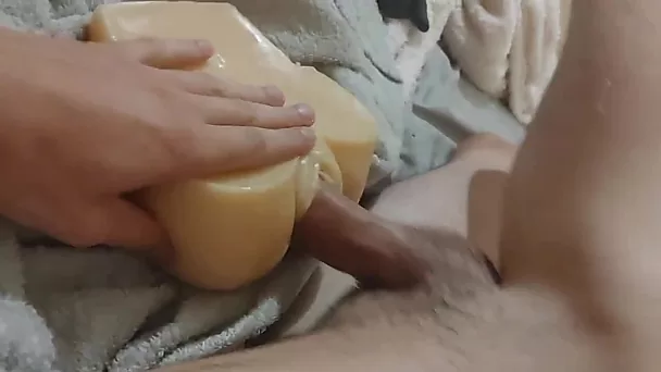 Big Dick and toy pussy