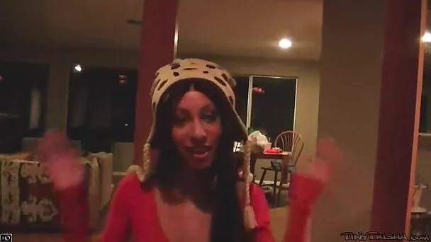 Tiny Trisha with Small Tits Fucking