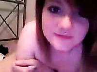 Petite redhead teenie in her bedroom on webcam flashing