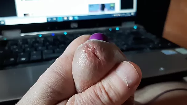 Jerking to orgasm