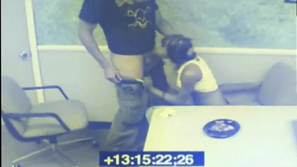 Black Girl Blowjobs the guys caught in tape