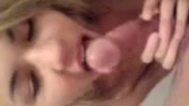 My light-haired tattooed sweety enjoys my hard dick