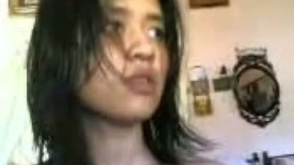 Lovely Malay teen girlfriend fucked after the shower