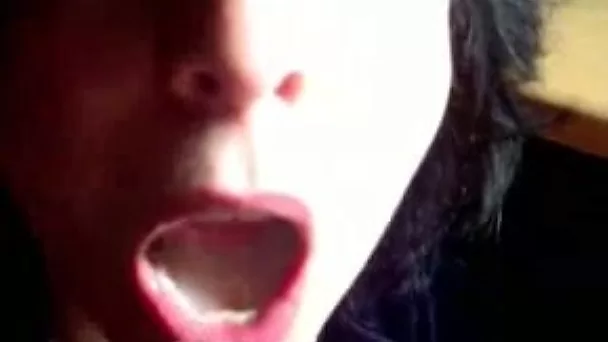My raven-haired experienced wife enjoys the taste of my sperm