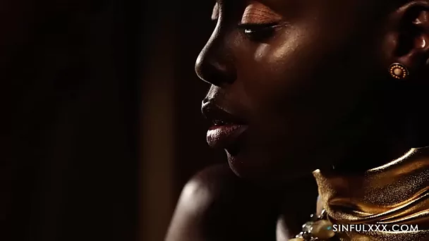 Hot Kenyan babe  Zaawaadi is sucking white cock and gets her pussy fucked