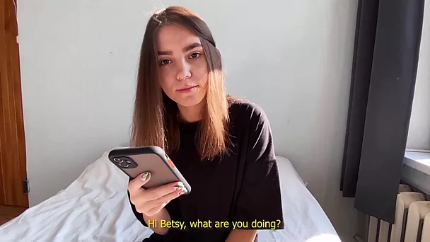 Russian Plain Jane girl in amateur porn with poor plot