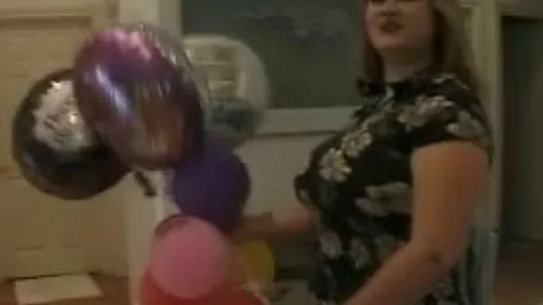 Hot threesome action featuring chunky pallid whore