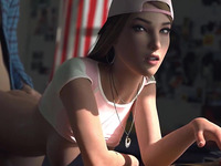 Rachel Amber from Life is Strange is a real dirty slut