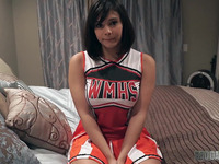 Pretty Brunette Cheerleader Is Always Ready To Cheer My Dick Up With a Sloppy BJ And Perfect Fuck