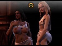 Horny video game babes seduce Kratos from GoW 3