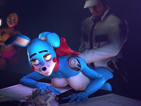 FNAF 3D Porn Compilation: Scary Furry Busty Creatures Crave For Your Dick