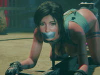 3D cartoon Lara Croft got imprisoned and fucked hard
