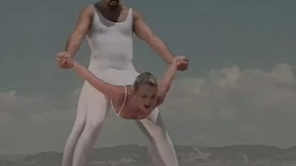 Astonishing sweet couple adore deep anal sex in the desert