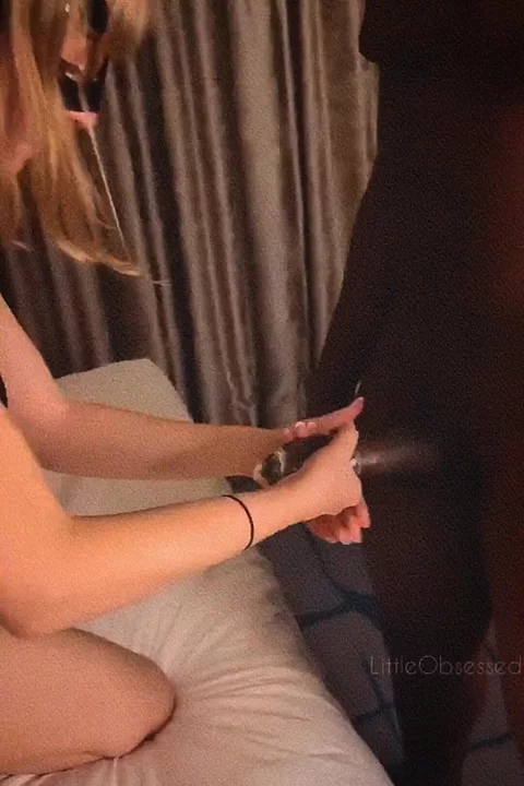 she went from “fine, if this is your fantasy baby” to “omfg I neeeed his black cum inside me”