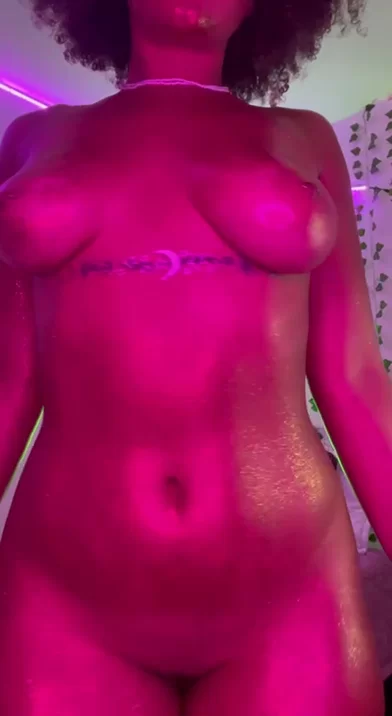 Sweaty ebony baby