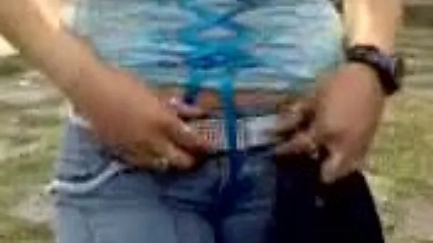 Curly Mexican chick demonstrates me her juicy booty