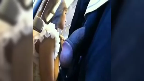 I showed my dick to everybody in the bus including this sexy blonde