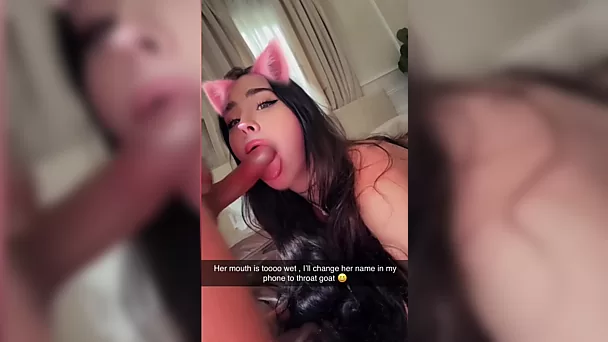 Эту похотливую шлюху-изменщицу записали в Snapchat