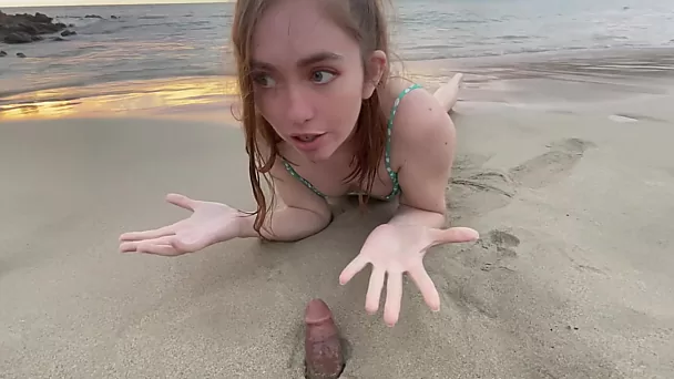 Vom Strand ins Schlafzimmer: ihr Mund, seine Überraschungen, überall