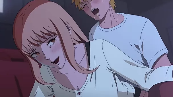 Chainsawman Hentai – Makima hat heißen Sex mit Denji in einem Kino