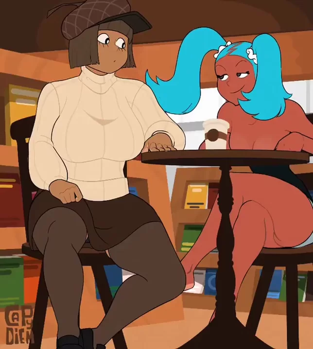 Самоудовлетворение в кафе