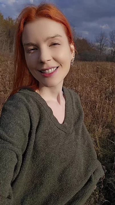 Pale and pierced in the park